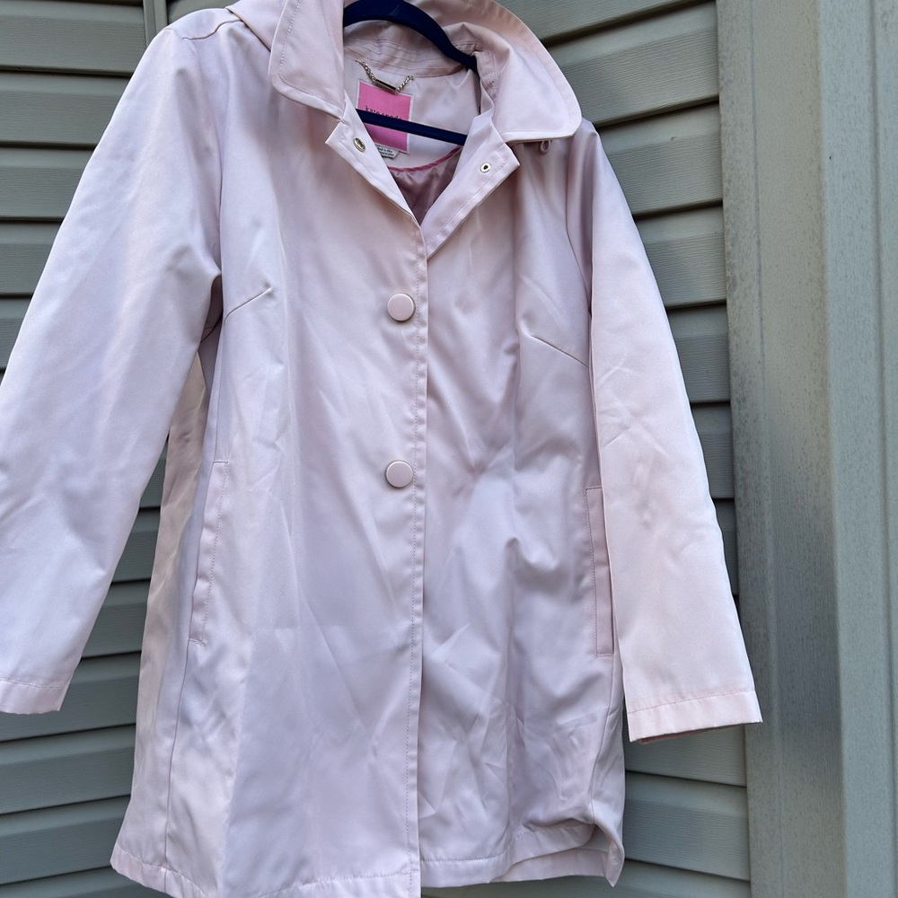 Kate Spade Soft Pink Trench Coat size XL NWT MSRP 229.00 jacket - Picture 2 of 15